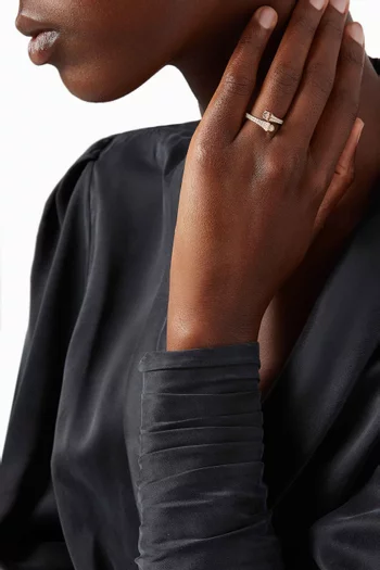 Cleo Diamond Wrap Ring in 18kt Rose Gold