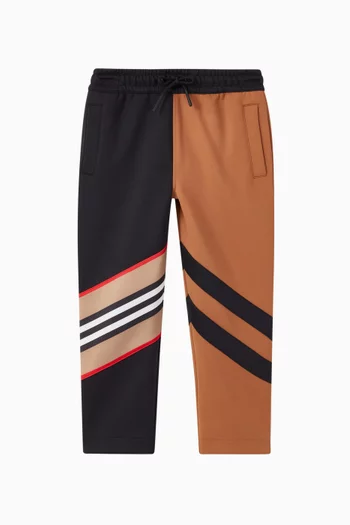 Icon Stripe Detail Jersey Trackpants   