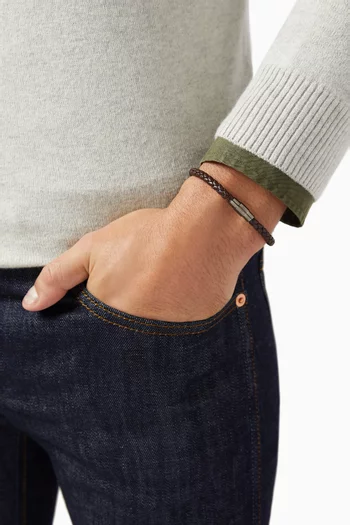 سوار سرجيو جلد حبيبي مجدول