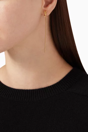 Opyum YSL Threader Earrings in Metal