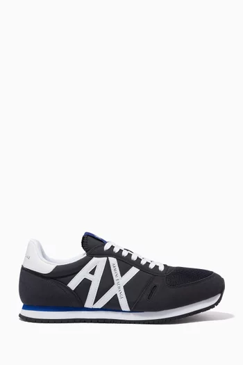 AX Icon Sneakers in Suede & Mesh