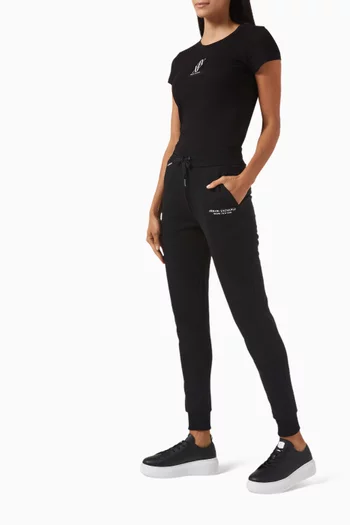 Logo Sweatpants in Cotton Terry      