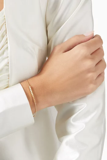 Ice Cube Pure Bracelet in 18kt Yellow Gold
