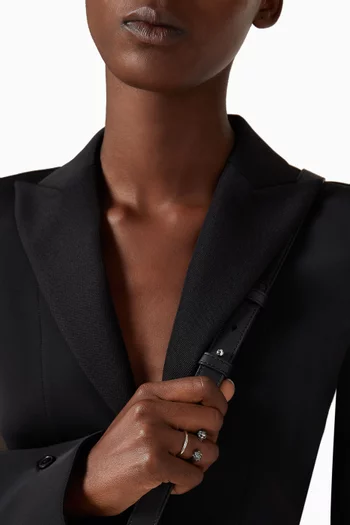 Twin Skull Double Ring