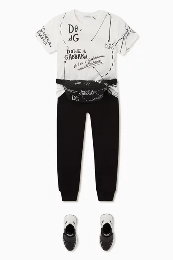 Logo Badge Jersey Sweatpants