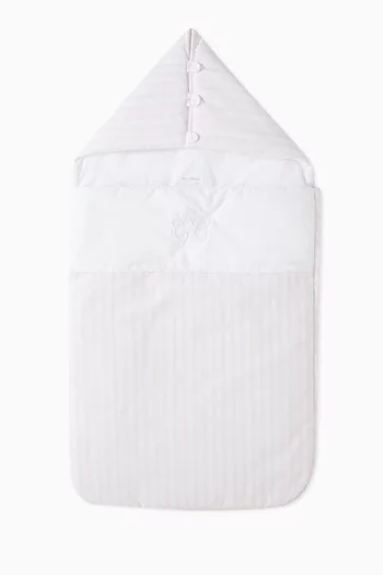 Striped Sleeping Nest in Cotton