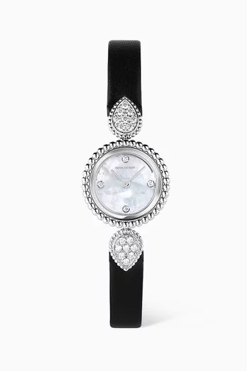 Serpent Bohème Diamond Watch in Steel, 23mm 