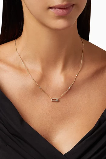 Move Uno Pavé Diamond Necklace