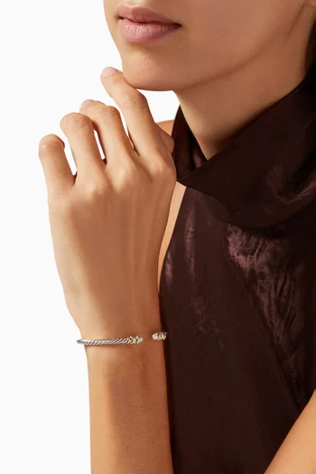 Petite Helena Diamond Bracelet with Pearls & 18kt Yellow Gold  