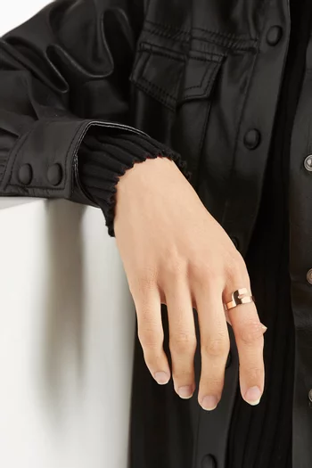 "Ein" Ring in 18kt Rose Gold