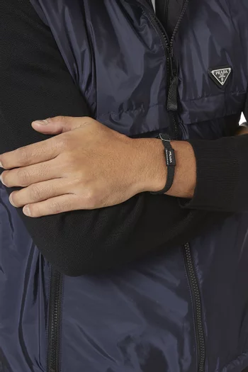 Elasticised Logo Bracelet  