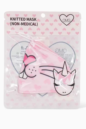 Miss Kiki Bunny Hearts Face Mask   