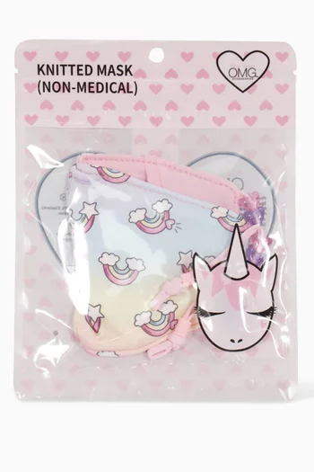 Over the Rainbow Print Face Mask  