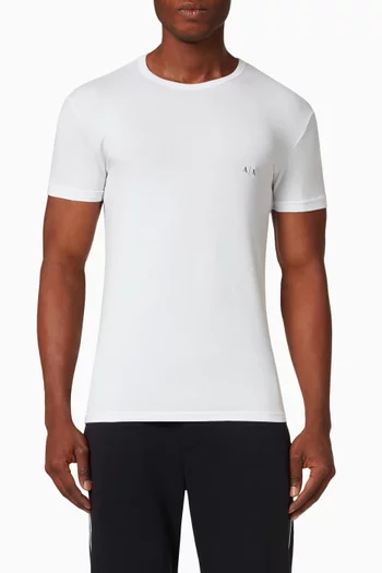 Logo Cotton T-shirt, Set of 2   