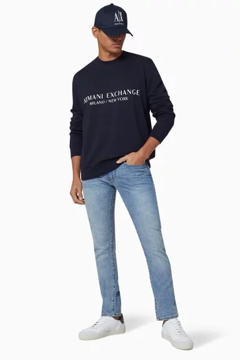 Clean Logo Cotton Sweatshirt    