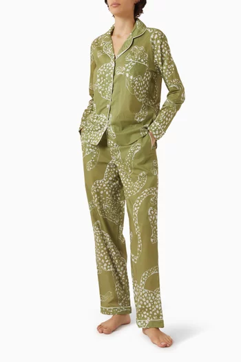 The Jag Long Pyjama Set in Cotton