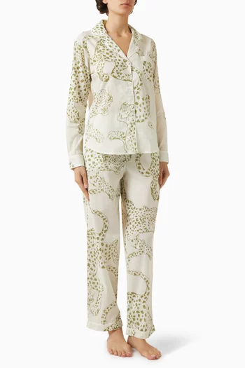 The Jag Long Pyjama Set in Cotton