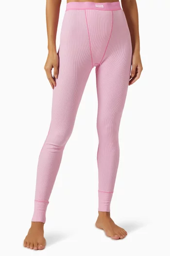 Cotton Rib Leggings