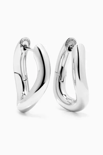Loop XS Earrings in Shiny Brass