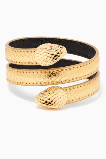Serpenti Forever Cleopatra Bracelet in Karung Leather
