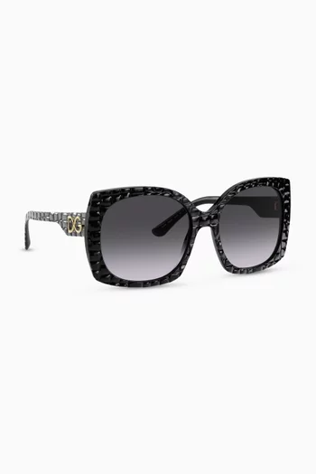Square Sunglasses in Acetate