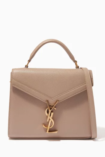 Mini Cassandra Top Handle Bag in Leather