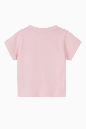 Logo Print T-Shirt in Cotton