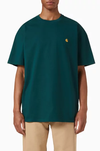 تي شيرت تشيس بشعار الماركة قطن