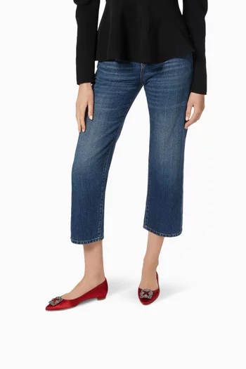 Hangisimu Flats in Satin 
