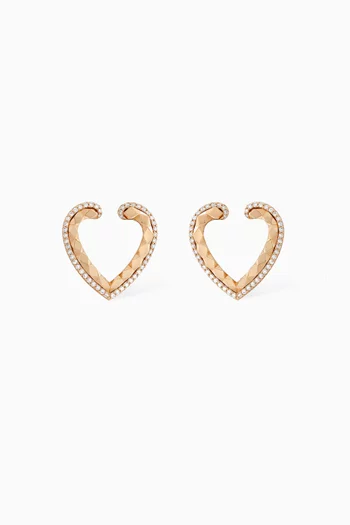 Aloria Diamond Earrings in 18kt Yellow Gold