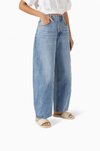 حذاء مفتوح بطبعة شعار الماركة نايلون