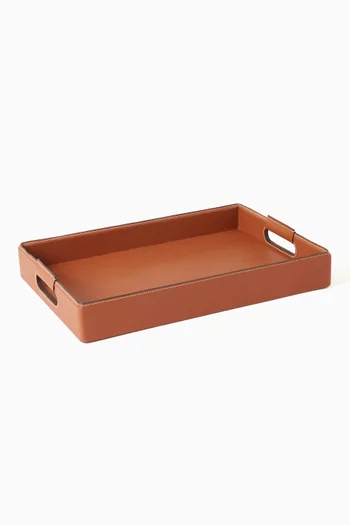 Small Wyatt Tray in Leather