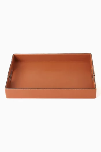 Small Wyatt Tray in Leather