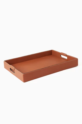Large Wyatt Tray in Leather