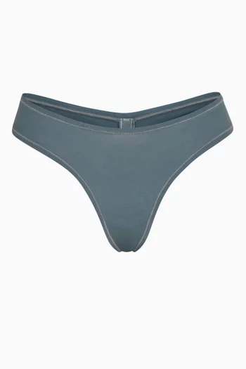 Cotton Jersey Dipped Thong            