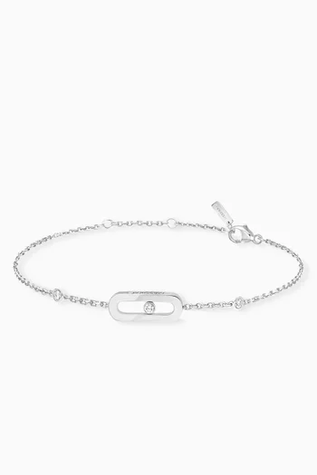 Move Uno Diamond Bracelet in 18kt White Gold