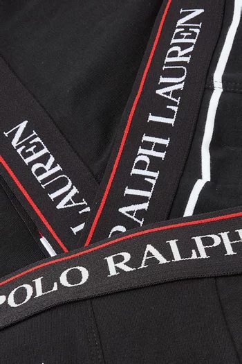 طقم بوكسر كلاسيكي قطن مطاطي، 3 قطع