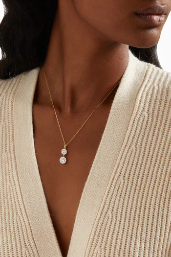 OneSixEight Diamond Pendant Chain in 18kt Gold