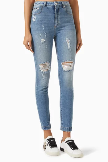 Audrey Ripped Jeans in Denim