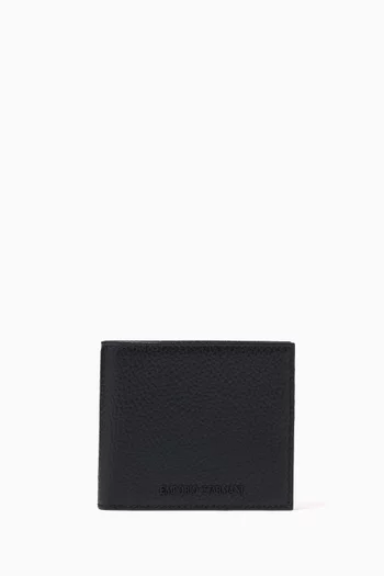 EA Bi-fold Wallet in Tumbled Leather