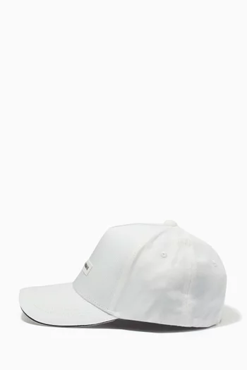 EA Logo Baseball Cap in Cotton Gabardine