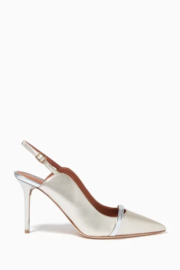 Marion 85 Pumps in Metallic Nappa