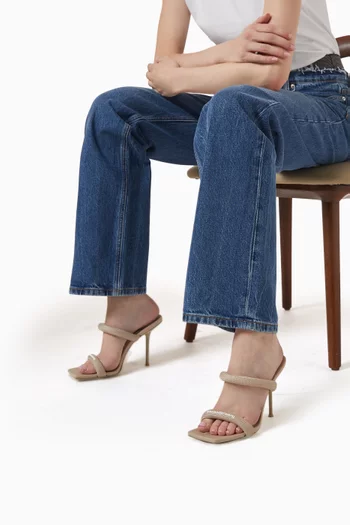 Julie 105 Padded Tubular Strap Sandals in Nylon