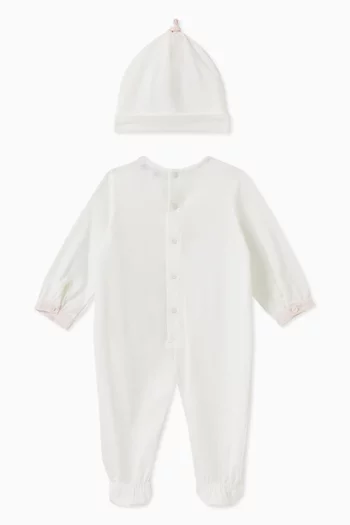 EA Essential Capsule Jumpsuit & Hat Set in Cotton    
