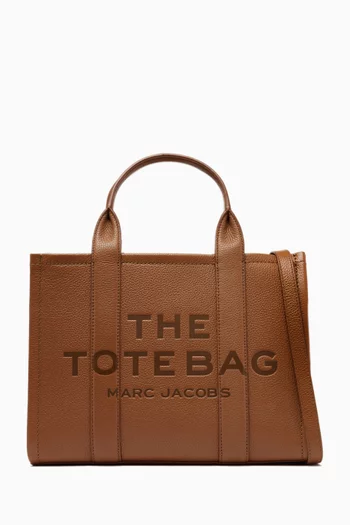 Medium Traveler Tote Bag in Leather