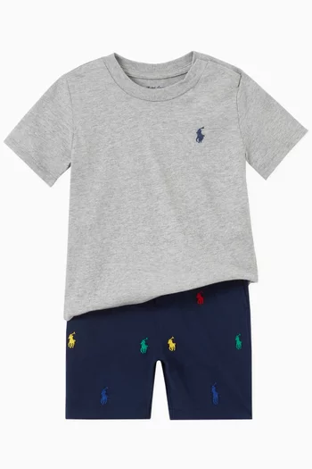 Crewneck T-shirt in Cotton Jersey  