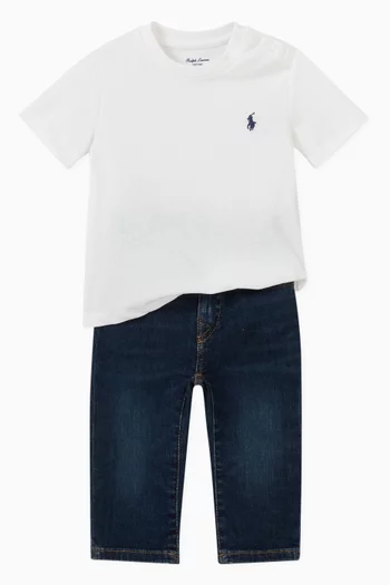 Crewneck T-shirt in Cotton Jersey    