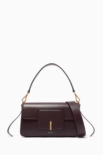 Georgia Shoulder Bag in Smooth Calf Leather  