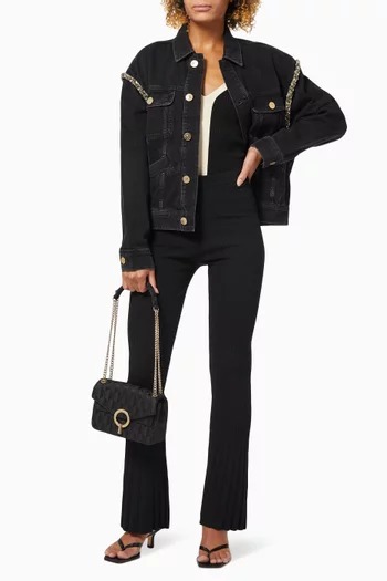 Paloma Embellished Jacket in Denim