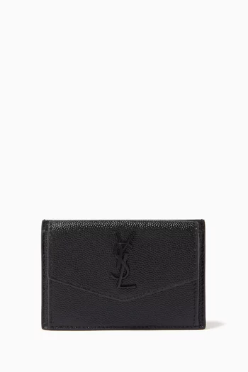 Uptown Wallet in Grained Leather